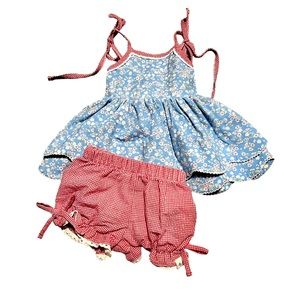 Love and Grow Patriotic Floral Set Size 12 Months